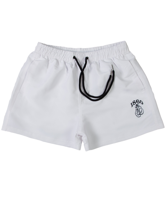 1860 Swim Shorts - White Edition