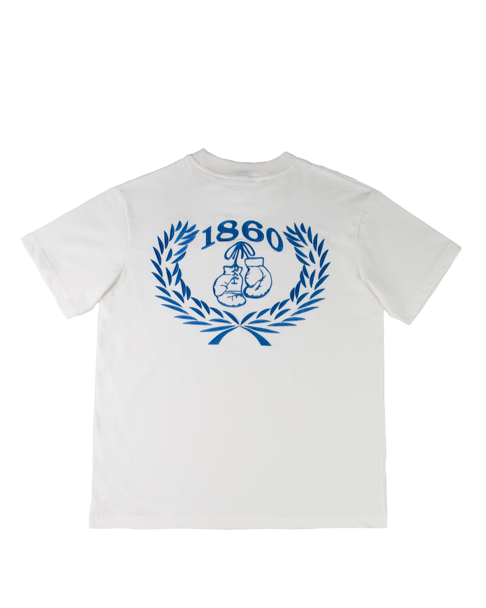 1860 BOXEN - BACKSTICK - SHIRT - WHITE x BLUE EDTION – 1860Boxen - Shop