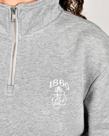 1860 Boxing Half-Zip Sweat – Grey Edition