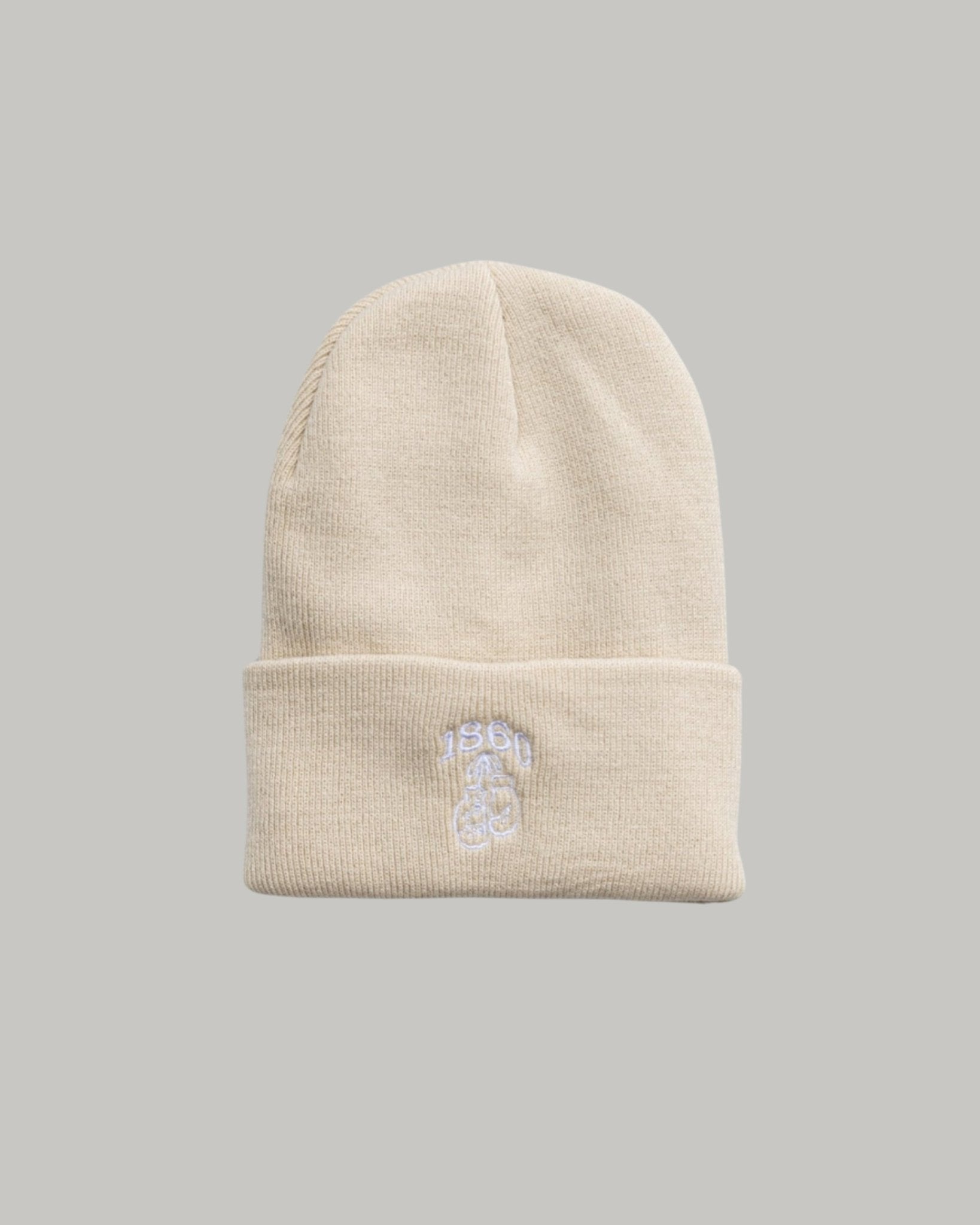 Premium 1860 Boxen Beanie-Mütze - Beige - 1860Boxen - Shop